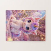 Adorable Baby Unicorn Jigsaw Puzzle Legpuzzel (Horizontaal)