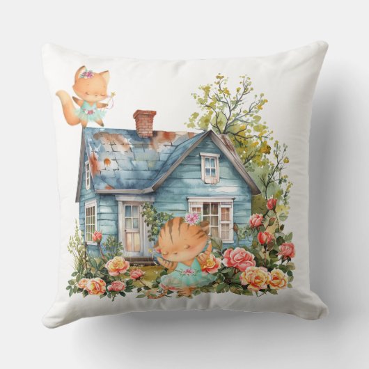 Adorable Ballerinas Kussen (Achterkant)