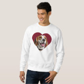 Adorable Beagle in Heart Shape Design Trui (Voorkant volledig)