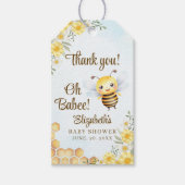 Adorable Bee Baby shower Gender Neutral Cadeaulabel (Voorkant)