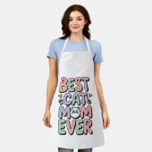 Adorable Beste Kat Moeder Ooit All-Over Print Scho Schort (Gedragen)