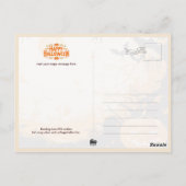 Adorable Black Cat with Jack-o’-lantern Briefkaart (Achterkant)