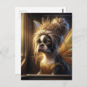 Adorable Boston Terrier Fairy Briefkaart (Voorkant / Achterkant)