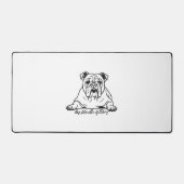 Adorable Bulldog Bureaumat (Voorkant)