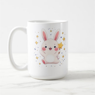 Adorable Bunny Star Mug Kawaii Animal Coffee Cup Koffiemok