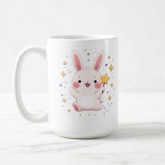 Adorable Bunny Star Mug Kawaii Animal Coffee Cup Koffiemok (Links)