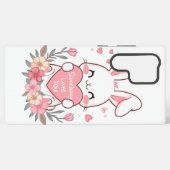 Adorable Bunny with a Love Heart Samsung Galaxy Hoesje (Achterkant horizontaal)