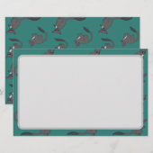 Adorable Bushbabies Illustration Briefpapier (Voorkant / Achterkant)