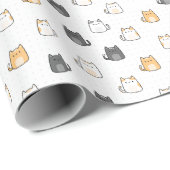 Adorable Cat Gift Wrap for All Occasions Cadeaupapier (Rol Hoek)
