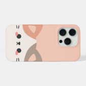 Adorable Cat Phone Case – Trendy Animal Lover  iPhone Hoesje (Achterkant horizontaal)