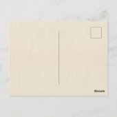 ADORABLE CAT WATERCOLOR ILLUSTRATION BRIEFKAART (Achterkant)