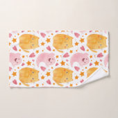 Adorable Cats and Ghosts Pattern Bad Handdoek (Handdoek)