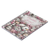 Adorable Cats Collage Spiral Notebook Notitieboek (Linkerzijde)