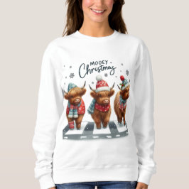 ADORABLE CHRISTMAS HOLIDAY HIGHLAND COWS TRUI
