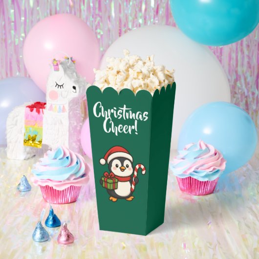 Adorable Christmas Penguin with Candy Cane Bedankdoosjes (Feest)