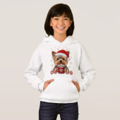 Adorable Christmas Yorkshire Terrier (Voorkant volledig)