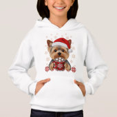 Adorable Christmas Yorkshire Terrier (Voorkant)