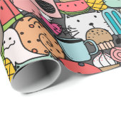 Adorable critters wrapping paper cadeaupapier (Rol Hoek)