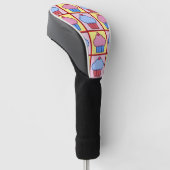 Adorable Cupcake Patroon Golfheadcover (Schuin)