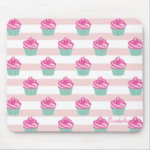 Adorable Cupcakes, Strepen -Persoonlijk Muismat