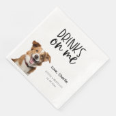 Adorable Custom Pet Wedding Servet (Hoek)