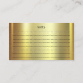 Adorable Cute Dachshund Pup Pet Grooming Chic Gold Visitekaartje (Achterkant)