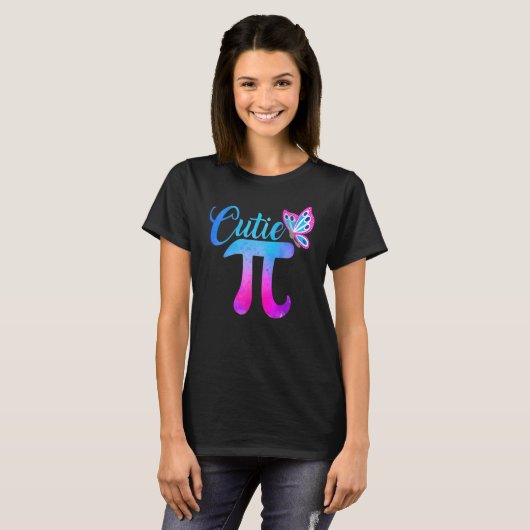 Adorable Cutie Pi Mathematics Pie Symbol Pun Pi Da T-shirt (Voorkant volledig)