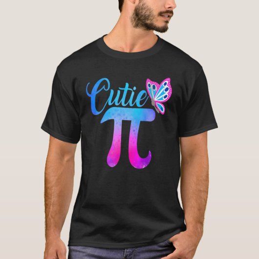 Adorable Cutie Pi Mathematics Pie Symbol Pun Pi Da T-shirt (Voorkant)