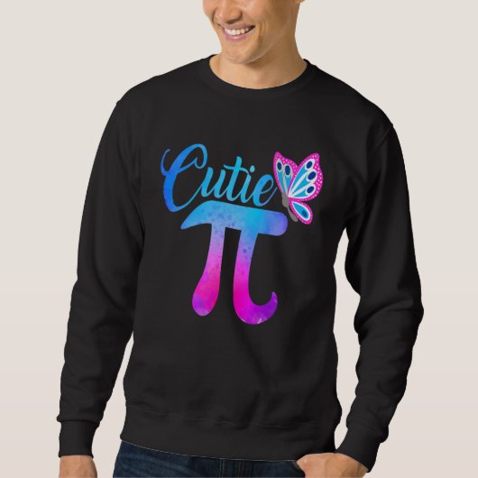 Adorable Cutie Pi Mathematics Pie Symbol Pun Pi Da Trui (Voorkant)