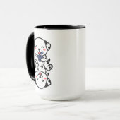 Adorable Dalmatian Puppies Blueberry Fun Mok (Voorkant links)