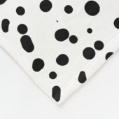 Adorable Dalmatian Puppy Football Art Fleece Deken (Hoek)