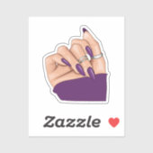 Adorable Designs for DIY Nail Art Sticker (Vel)