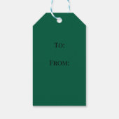 Adorable Dog Christmas Tree  Cadeaulabel (Achterkant)