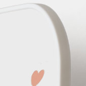 Adorable Dog Lover Optimist Quote Pickleball Paddle (Links Detail)