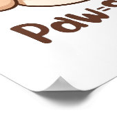 Adorable Dog Lover Optimist Quote Poster (Hoek)