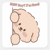 Adorable Dog Lover Sticker  (Voorkant)