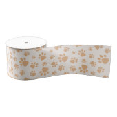 Adorable Dog Paw Print Grosgrain Lint (Spoel)