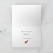 Adorable Dogs Pet Dog Lover Christmas City Park Feestdagen Kaart (Binnen)