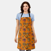 Adorable Donuts en Thee All-Over Print Schort (Gedragen)