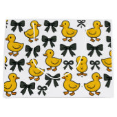 Adorable Ducks & Bows Gift Bag Groot Cadeauzakje (Voorkant)