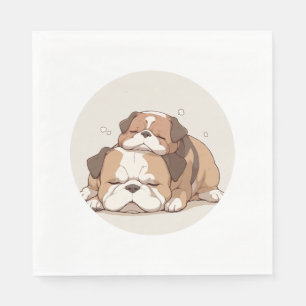 Adorable English Bulldog Classic T-Shirt (2) Servet