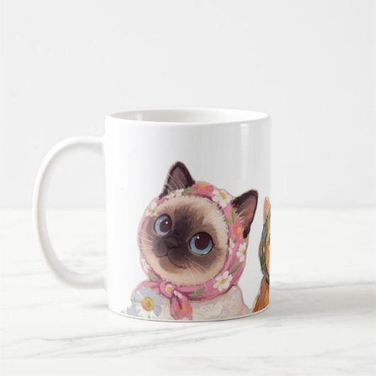 Adorable Fluffy Cat Lover Coffee Mug Koffiemok (Links)