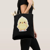 Adorable Fluffy Chibi Chick Tote Bag (Dichtbij)