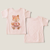 Adorable Fox Heart Animal (Ontwerp Voorkant & Achterkant)