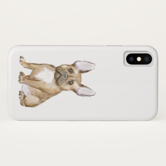 Adorable french bulldog puppy Case-Mate iPhone case (Achterkant (horizontaal))
