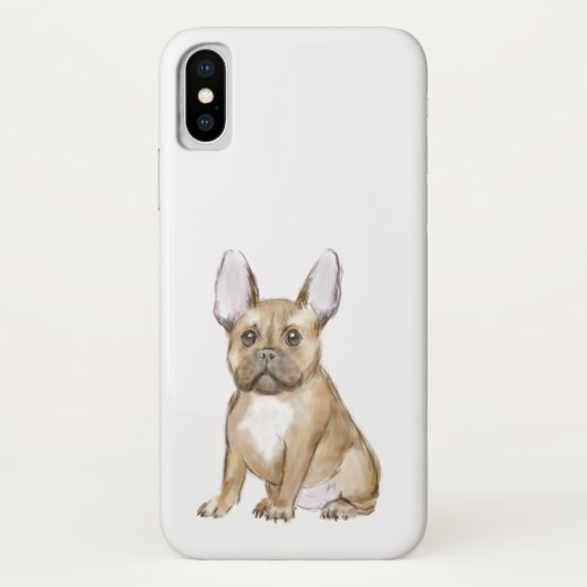 Adorable french bulldog puppy Case-Mate iPhone case (Achterkant)