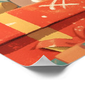 Adorable French Bulldog with Christmas Gifts Poster (Hoek)