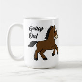 Adorable Gallop On! Happy Foal Kawaii Horse Design Koffiemok (Links)
