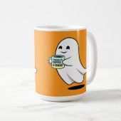Adorable Ghost Cute Halloween Illustration Koffiemok (Voorkant rechts)