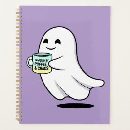 Adorable Ghost Cute Halloween Illustration Planner